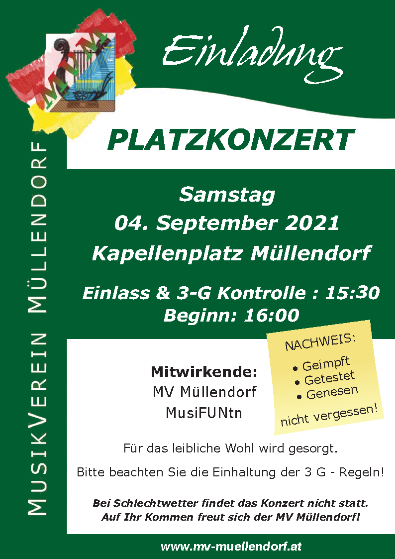 Veranstaltung Sept 2021